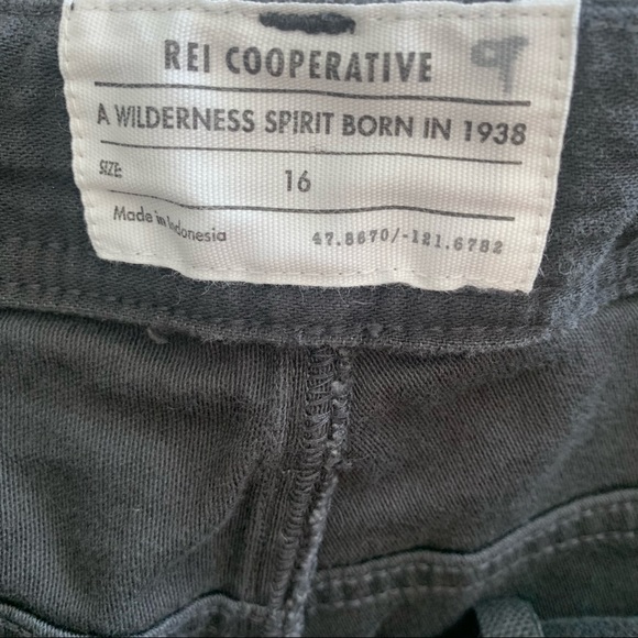 REI Co-op Hiking Trailsmith Jogger Pant Pirate Black Size 16. - Picture 8 of 16